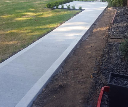 Cement Walkway, Lakeshore, Ontario