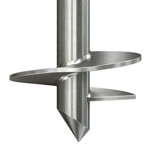 Helical Piles made of high-strength structural steel